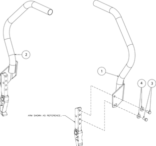 Lapbar Adjustment Diagram and Parts List for RZT-L46 (17AGCACN010)(2016) Cub Cadet Lawn Tractor